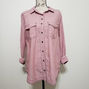 Free People Long Sleeve Button Up
